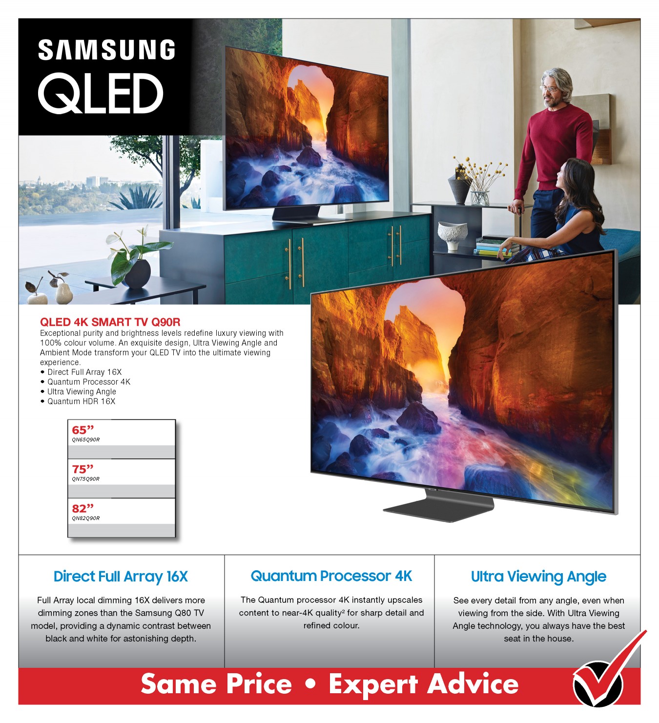 Samsung Q90R 4K Smart TV