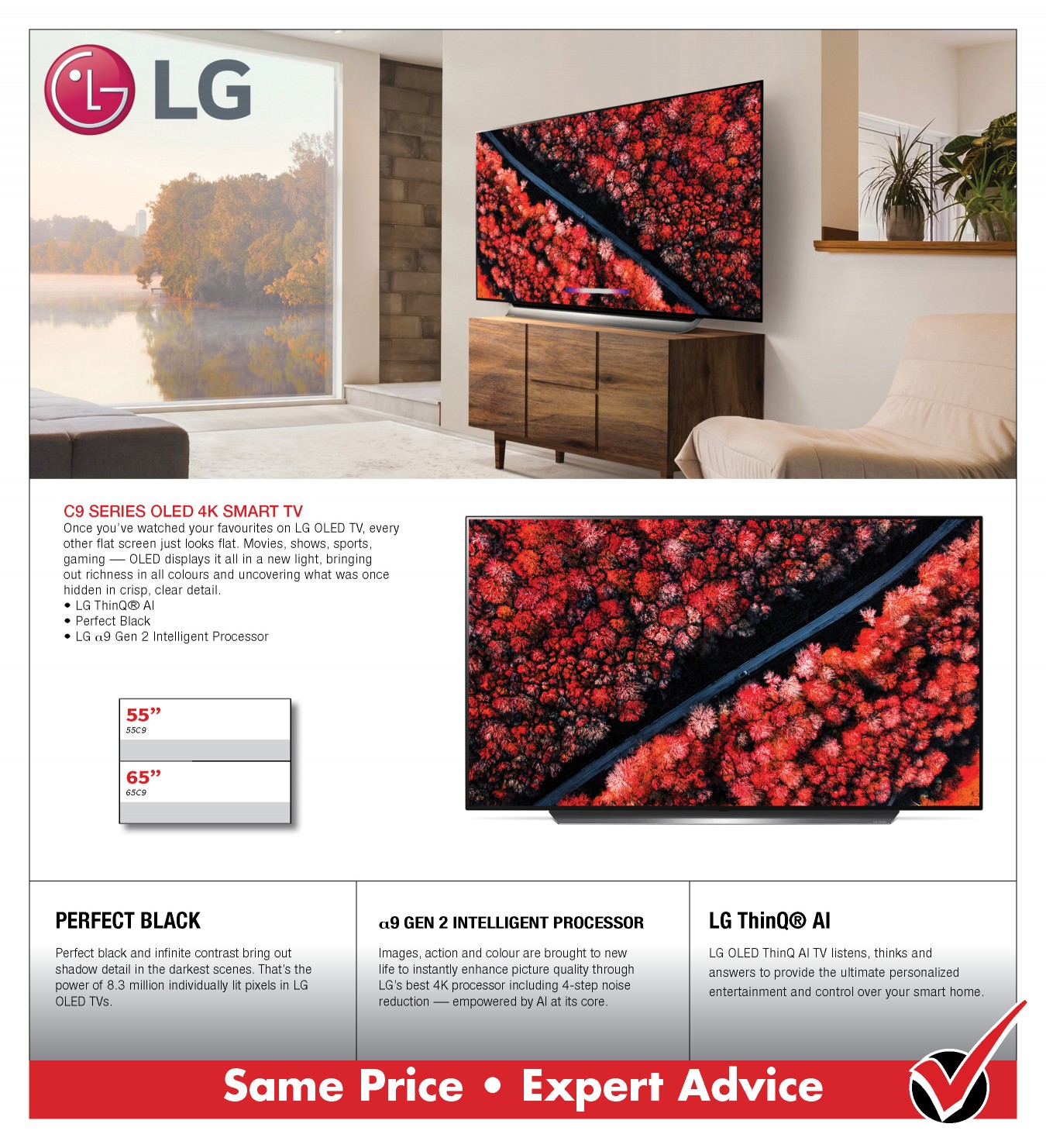 LG C9 OLED 4K SMART TV